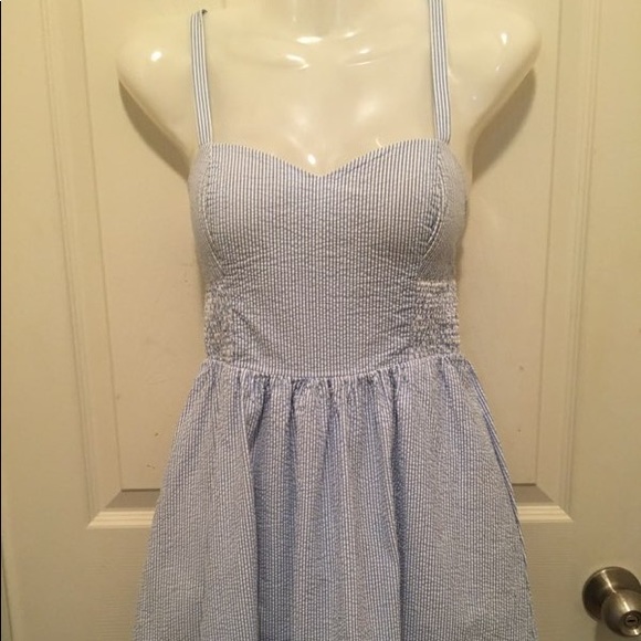 Lilly Pulitzer Christine Dress Size 0 Searsucker - Picture 3 of 14